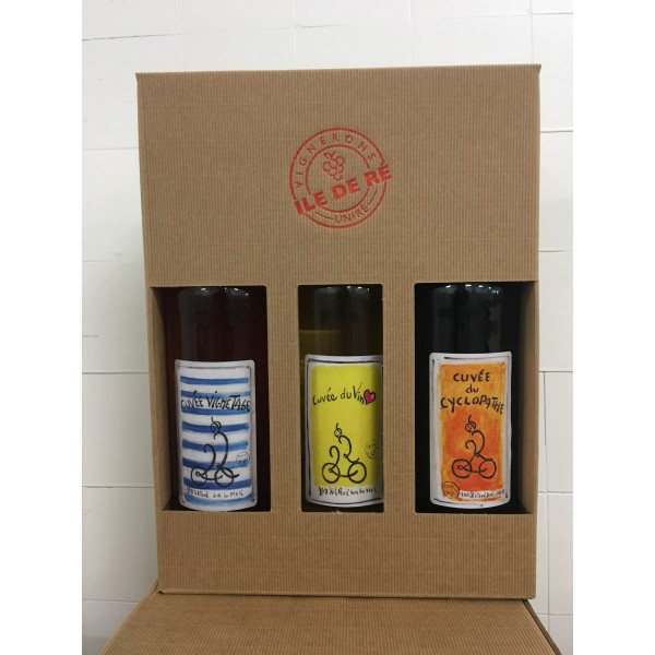 Coffret 3 bouteilles Soif d'évasion Edition Limitée Patrick Plattier Coffret 3 bouteilles Soif d'évasion Edition Limitée Patrick Plattier